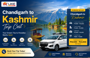 Chandigarh to Kashmir Trip Cost